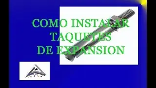 Como instalar taquetes de expansion
