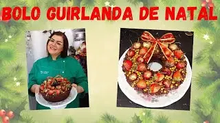 BOLO GUIRLANDA DE NATAL - COMO FAZER