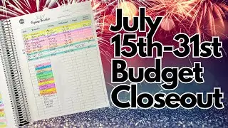 July 15th-31st Budget Closeout With Actual Spending Breakdown! #budget2024 #budgetcheckin