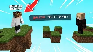 Comment MENTIONNER des JOUEURS sur MINECRAFT !?
