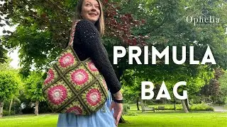 Crochet Granny Square Tote Bag Tutorial // Primula Handbag Tutorial