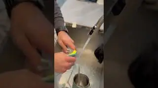 How to clean your nasty Stanley Lid #shorts #stanley #stanleylid #stanleycup