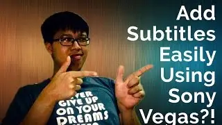 How to Add subtitle on video using Sony Vegas Pro 11/12/13 Easily!