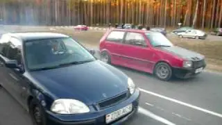 Honda civic b16a vs Fiat Uno 2.0