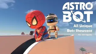 Astro Bot - All Unique Bots Showcase (Dec 2024 Update 318 Bots) (No Commentary)