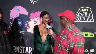Aubri Ebony Williams interview at the VIP premiere of 