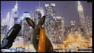 Rabbit Eats Giant Wiener ASMR