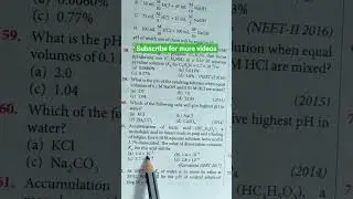 Neet aspirants | A question a day | Chemistry | #shorts #neet #neetchemistry