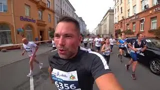 Минский полумарафон 2018 . Minskhalfmarathon 2018 . Дистанция 10,55 км. Я это сделал!
