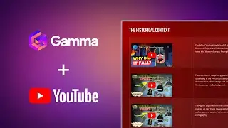 How to Add YouTube Videos to Gamma | Create Dynamic Presentations & Websites 2025