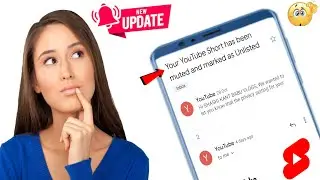 Your YouTube Short has been muted and marked as Unlisted ⚠️ new mail YouTube channel shorts
