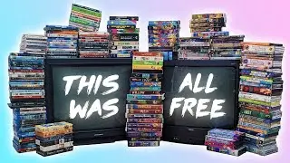 Unbelievable Haul! 100+ Free Movies from a Stranger & 2 CRT TVs Found in the Trash!