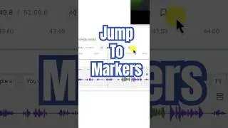 Navigating Markers in Descript Underlord | Tip 059 #descript #underlord #markers