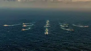USS Oscar Austin (DDG 79) and NATO Allies at Formidable Shield Operations