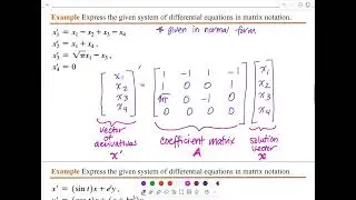 9.1 Introduction to Matrix Methods for Linear Systems