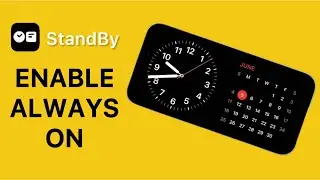 How to Keep StandBy Mode Always On in iOS 17!