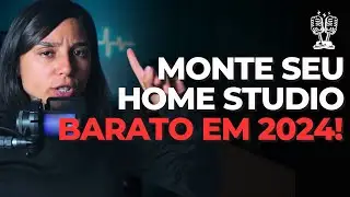 COMO MONTAR UM HOME STUDIO PARA GRAVAR COM O CELULAR BOM E BARATO EM 2O24