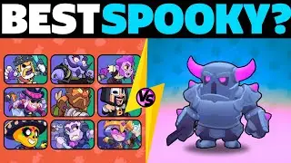 Who is the BEST SPOOKY Character vs P.E.K.K.A 1v1? - Squad Busters Tournament