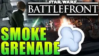 Star Wars Battlefront - (NEW) SMOKE GRENADE Gameplay! (Battlefront Beta Gameplay)