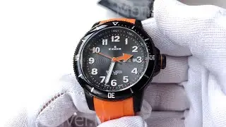 Edox Chronorally S DayDate 84300 37NOCA NOB Quartz Men's Watch | Мужские Швейцарские Часы Эдокс
