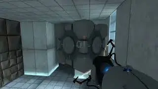 So I tried to speedrun Portal... (It's my second time playing)