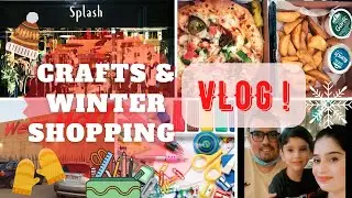 Crafts & Winter Shopping VLOG #vlog #travel #shopping