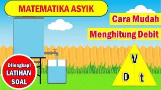 CARA MUDAH MENGHITUNG DEBIT AIR - KELAS MATEMATIKA