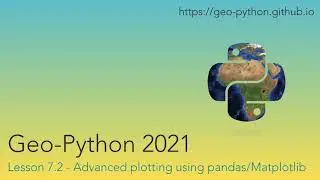 Geo-Python 2021 Lesson 7.2 - Advanced plotting using pandas/Matplotlib