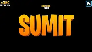 Text Effect Tutorial in Adobe Photoshop 2021.