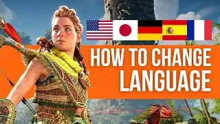 How to Change LANGUAGE in Horizon Forbidden West IN 1 MINUTE