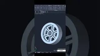 Flywheel in AutoCAD 3D 