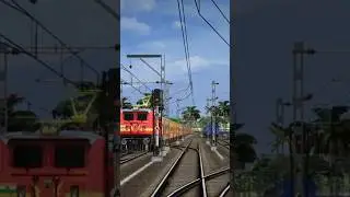16204 Tirupati Mas Garudadri Express Crossing|Chennai Central Traffic is 🔥