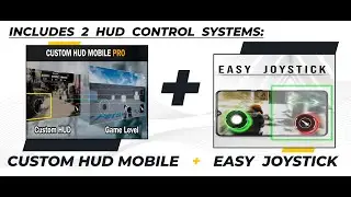Custom HUD Mobile Integration with Joysticks system | UE4 and UE5