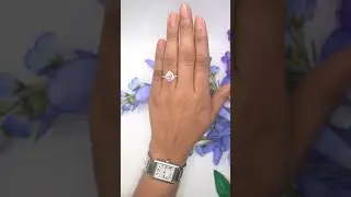 Pink Pear Diamond Engagement Ring | ATL Custom Jewelers