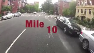 Boston's  Run to Remember Half Marathon Course Video Boston Massachusetts