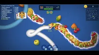 playing worm zone first time | snake game