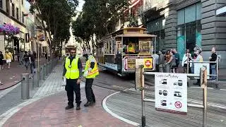 San Francisco’s Iconic Cable Cars at Market & Powell St.