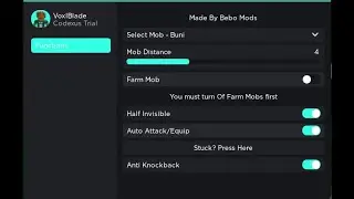 Voxlblade | Auto Farm Mobs, Anti Knockback Script
