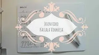 Käsiala-vinkkejä