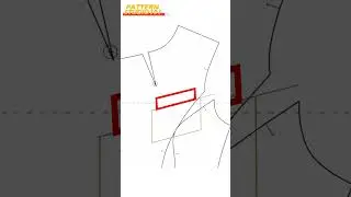 How to draft Chest Welt Pocket _ Breast Welt Pocket [Pattern Making Tutorial] #shorts