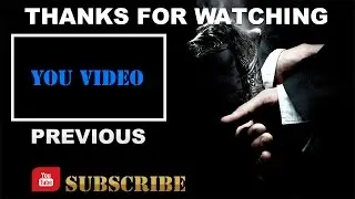 FREE Outro Template Dark Style SONY VEGAS PRO 11, 12, 13