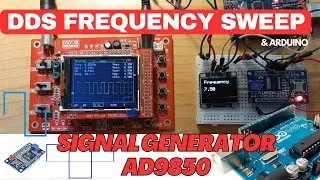 Arduino DDS Frequency Sweep - Signal Generator AD9850