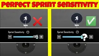 Perfect Sprint Sensitivity For Fast Jiggle in BGMI ! Sprint Sensitivity Guide For Fast Movement !!