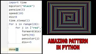AMAZING PATTERN IN PYTHON  | HOW TO CREATE  PATTERNS IN TKINTER IN PYTHON | 