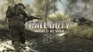 Прохождение Call Of Duty:World At War #5 Их Земля,Их Кровь/И мое возвращение