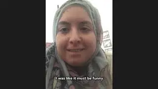 Wearing hijab and doing pole dance
