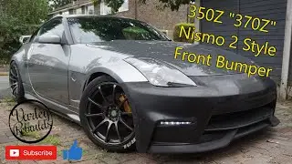 Nissan 350z '370z' Nismo 2 Style Front Bumper + Kia Rio DRLs ***link to DRLs in description***