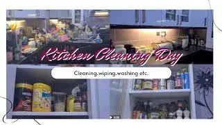Weekly Kitchen Cleaning Routine | Clean with Me | Cleaning Motivational Day In UK