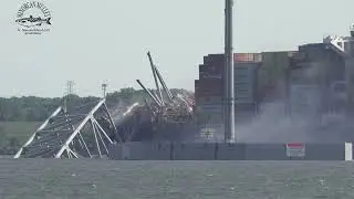 Demolition Time at the Key Bridge Collapse Site