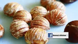 栗子剝殼 如何完整地將栗子去皮去殼 / How to peel Chestnuts (shell and skin) 밤나무